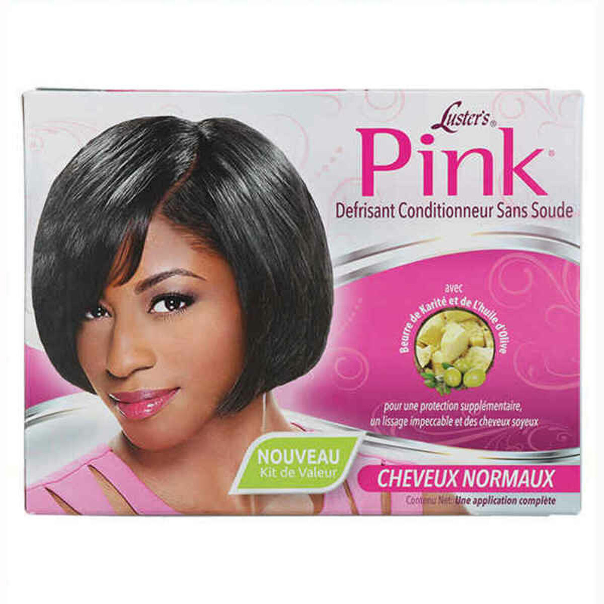 Терапия за Изправяне на Коса Luster Pink Relaxer Kit Regular